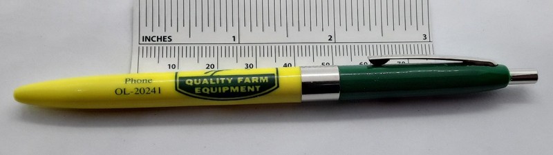 1950s JOHN DEERE Ball Point Pen Leaping Deer Farm Tractor NOS Advertising gallery