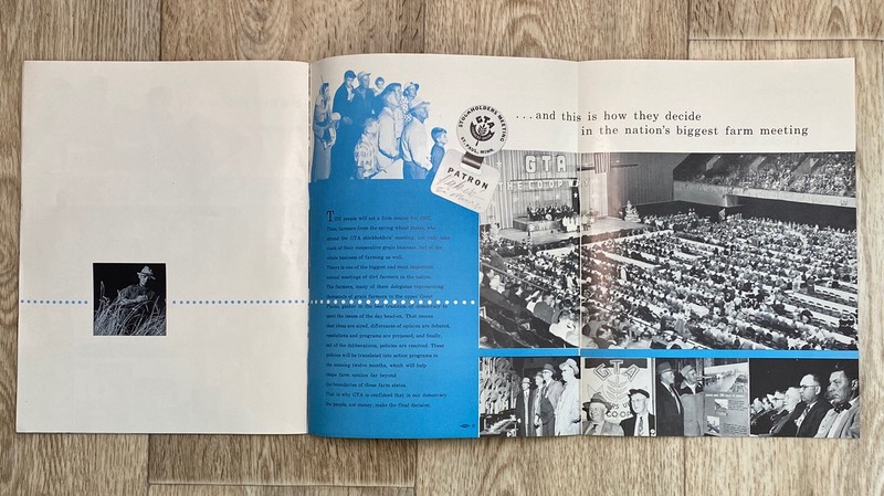 Farmers Union Co-Op 1956 Annual Report Argriculture Advertising Great Graphics gallery