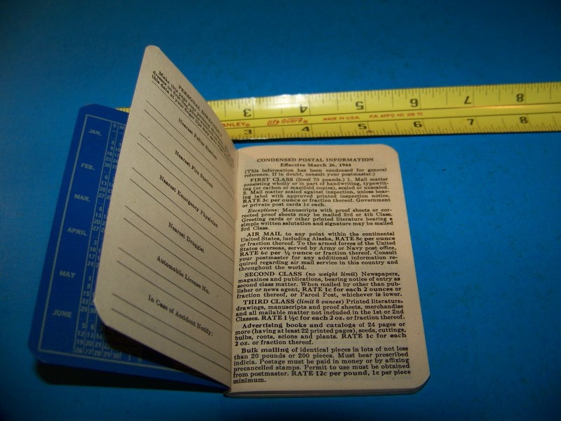 Niagara Brand Farmers "Daily Reminder" Memo Booklet Vintage 1949 gallery