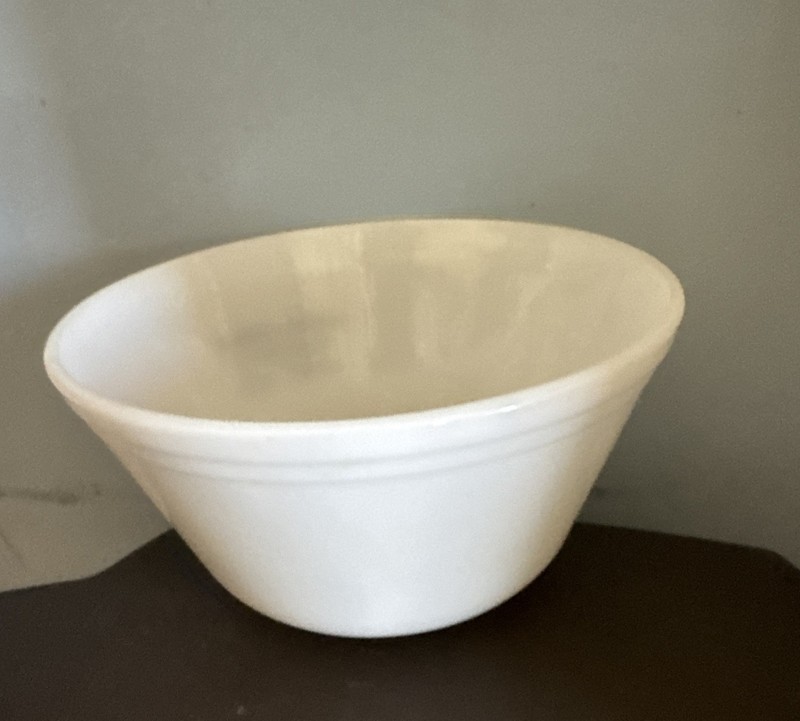 Vtg 1950s Danube MN Farmers Elevator Company Bowl Federal Glass Advertising USA gallery
