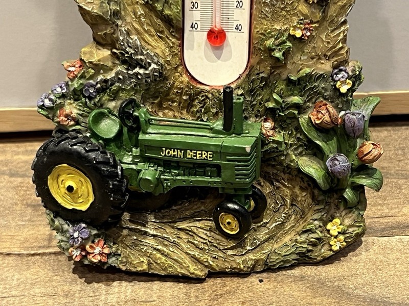 Vintage John Deere Tractors Thermometer 3D Resin Farm Decor Barn VTG (Read) gallery