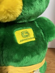 Vintage 1984 Animal Fair Inc. Paw Pals John Deere Bear Plush w/Apron 16” RARE