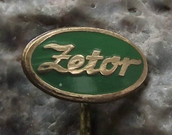 Oval Zetor Tractor Farming Farm Agricultural Machines Advertising Pin Badge gallery