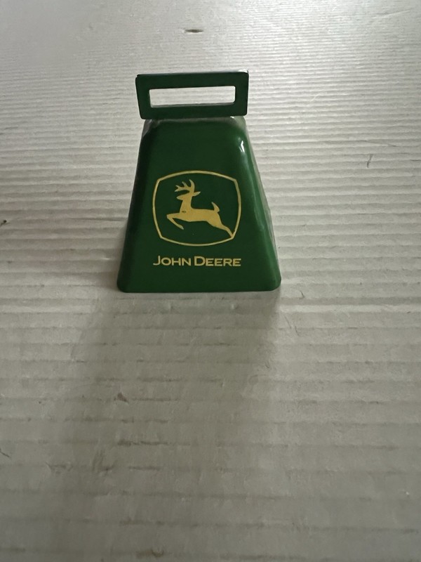 Vintage John Deere Green Cow Bell VG gallery
