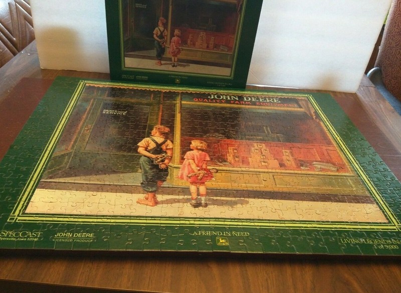 John Deere Puzzle LTD ED Walter Haskell Hinton 550 pc Speccast Tractor Store