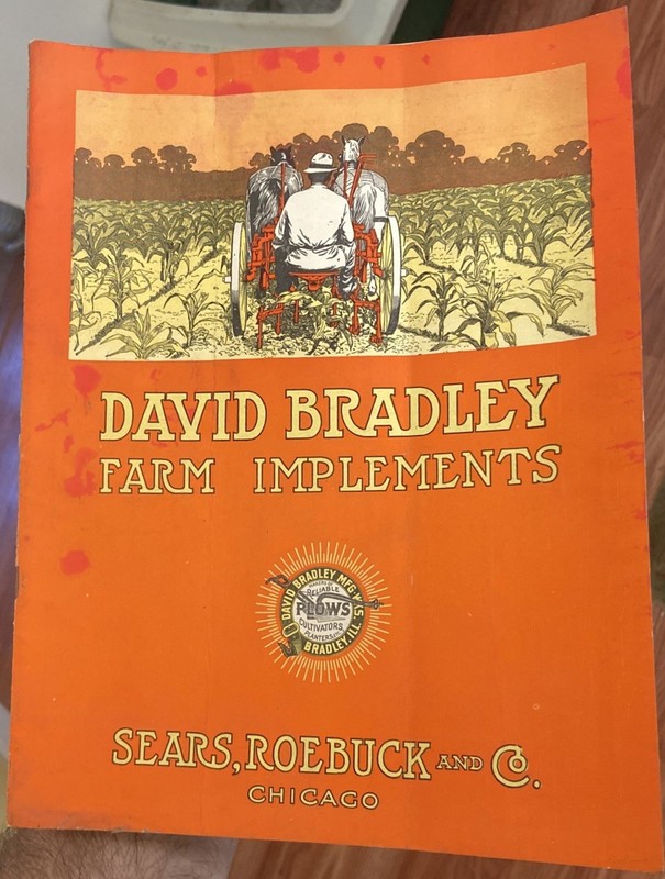1911 David Bradley / Sears Roebuck CATALOG: Tractors & Farm Implements 56 Pages