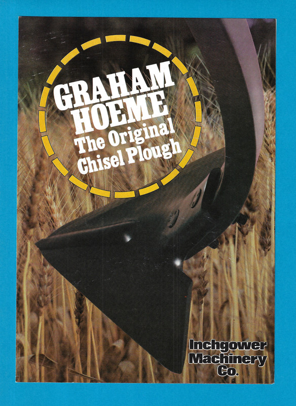 GRAHAM HOEME CHISEL PLOUGHS 4 PAGE BROCHURE