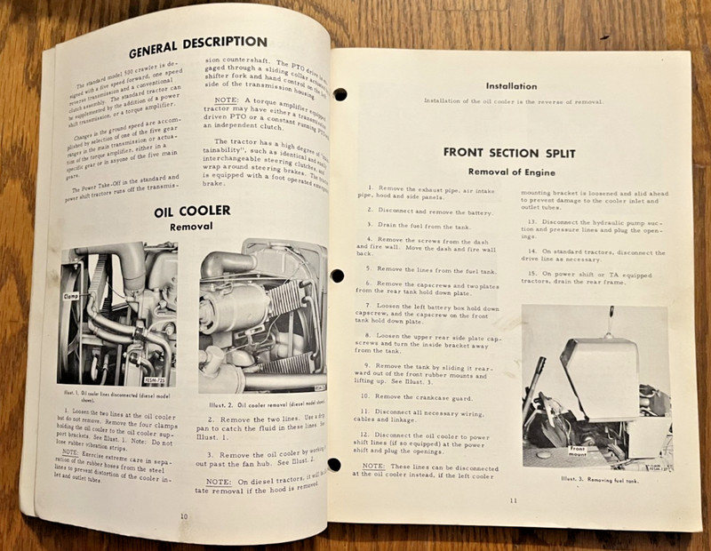 International 500 Series Crawler Tractor Power Train GS-1373 service manual gallery
