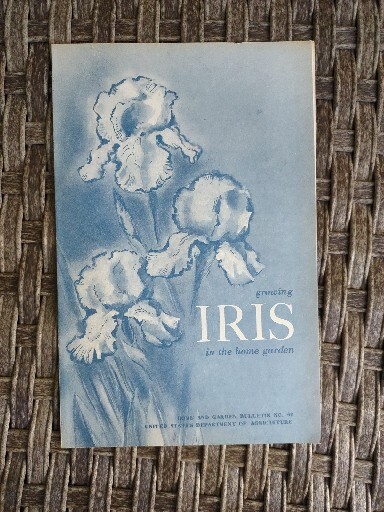 Vintage 1966 Growing Iris In Home Garden US Department Of Agriculture Booklet
