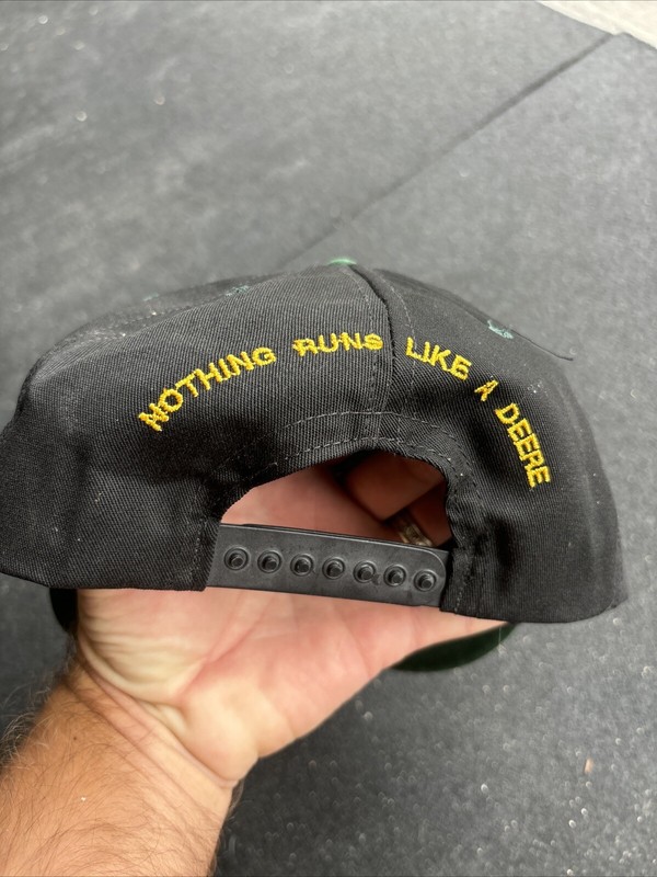 John Deere Motorsports Nascar Cap/Hat Signed gallery