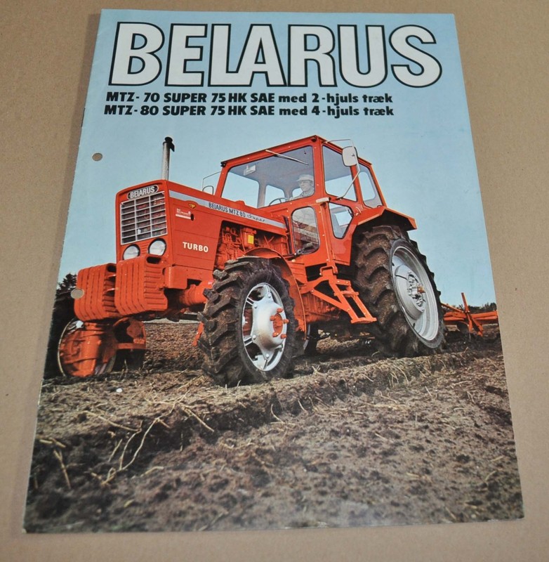 MTZ Belarus 70 80 Tractor Brochure Prospekt Norway Tractoroexport