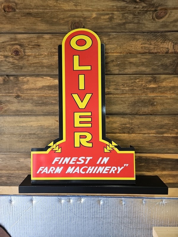 Oliver - Finest In Farm Machinery Flange Metal Sign gallery