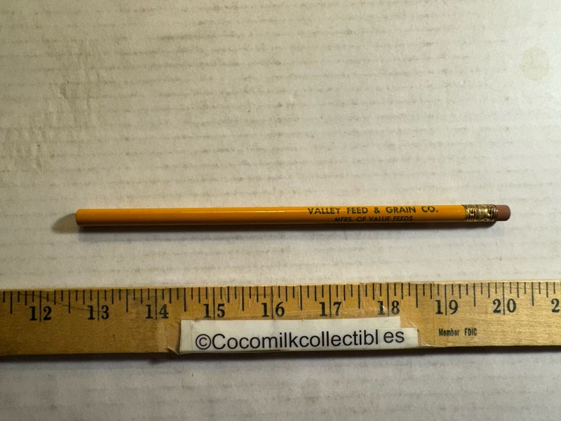 Vintage Valley Feed & Grain Valley Motor GMC & John Deere FT. Sumner NM Pencil