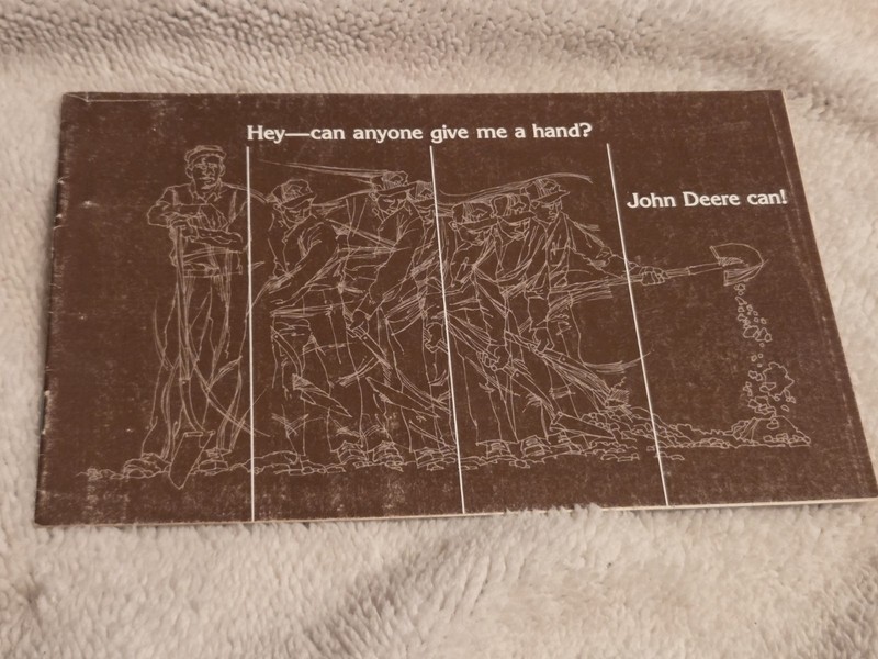 1979 John Deere Loader Grinder Bulldozer Forklift Snow Blower Backhoe Brochure