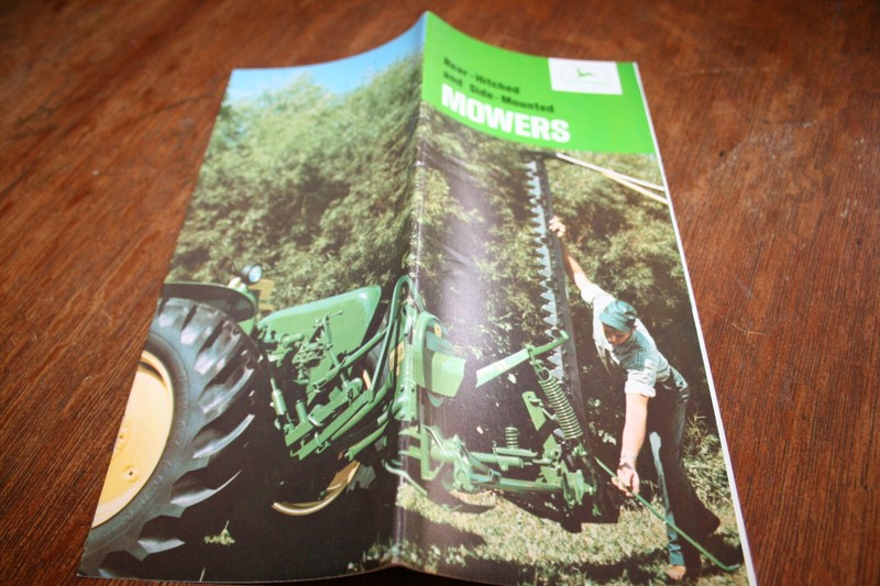 John Deere Rear-Hitched and Side-Mounted Mowers Brochure 1964 gallery