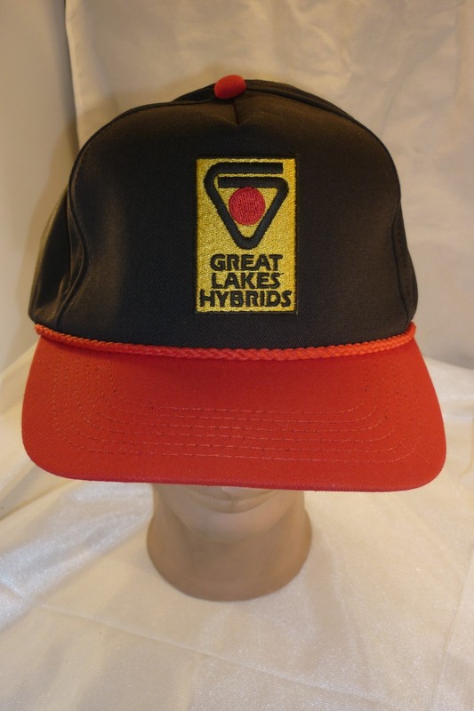 GREAT LAKES HYBRIDS CAP HAT RED/BLACK