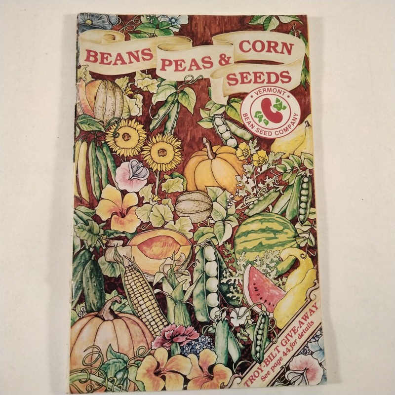 Vermont Bean Seed Company Beans Peas And Corn Meal Order Catalog Vintage