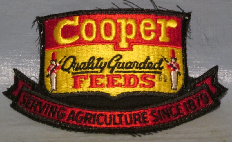 Vintage Cooper Quality Guarded Feeds patch used