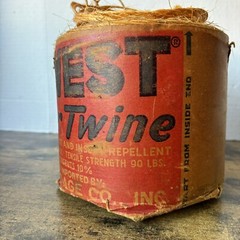 Vintage Midwest Cordage Co Binder Twine Full Roll Treated Product Of Mexico