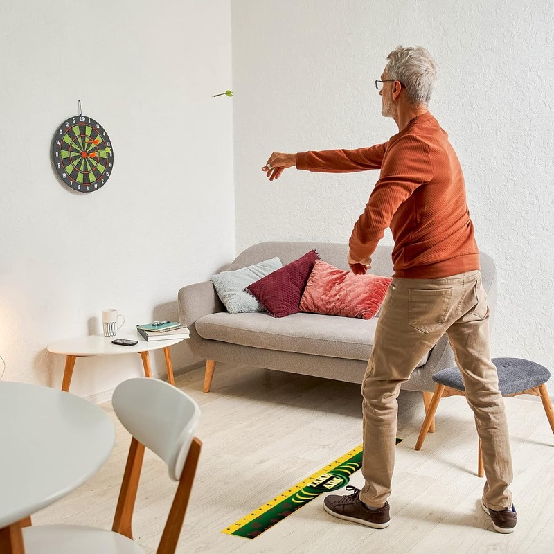 Dart Throw Line Floor Sticker 2 Pcs 23.4x3.7 gallery