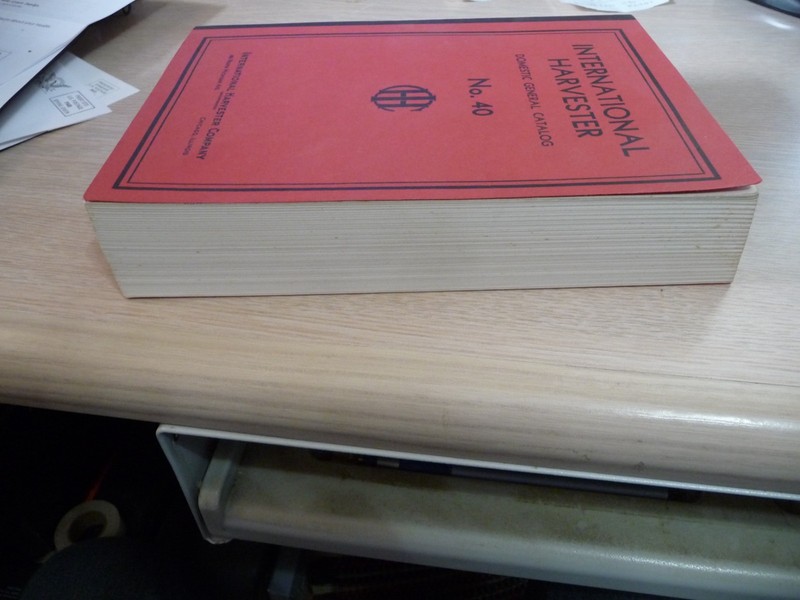 International Harvester Domestic General Catalog No 40 IH Farmall McCormick Book gallery