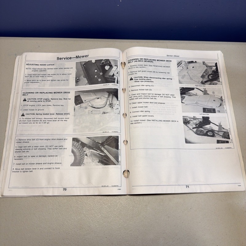JOHN DEERE - GT262 Lawn and Garden Tractors Operators Manual OMM113559 J1 gallery
