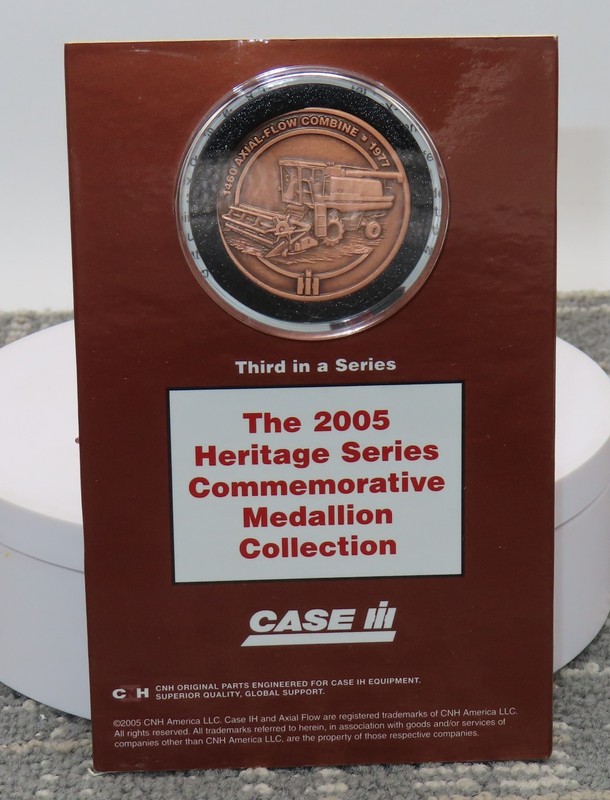 Case IH 1977 1460 Axial Flow Combine 2005 Heritage Series Medallion Collection