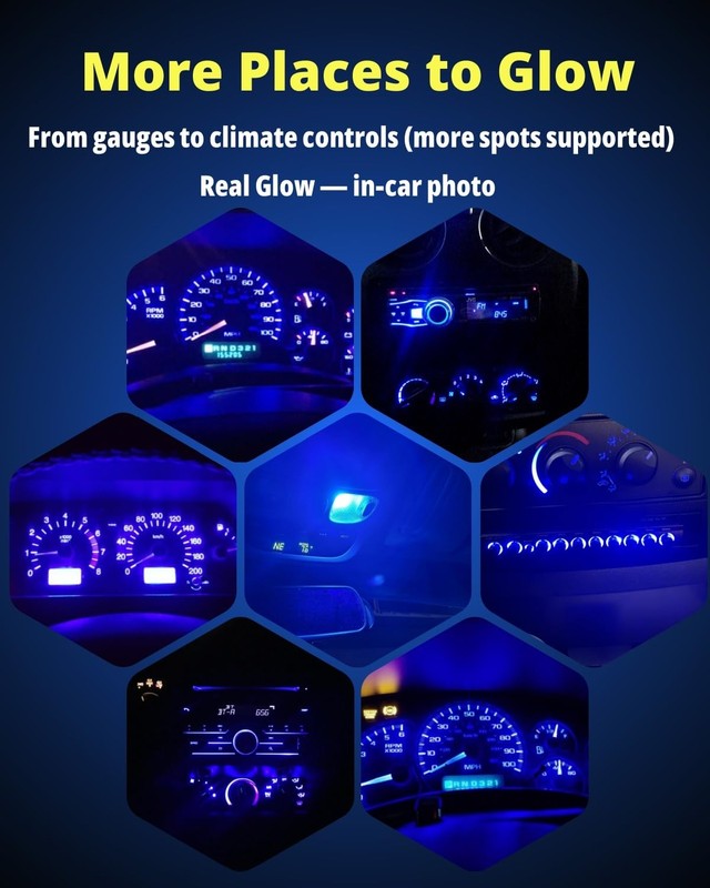 74 Led Bulb Lights Mini T5 2721 27 37 286 Wedge PC74 Twist Socket Automotive ... gallery