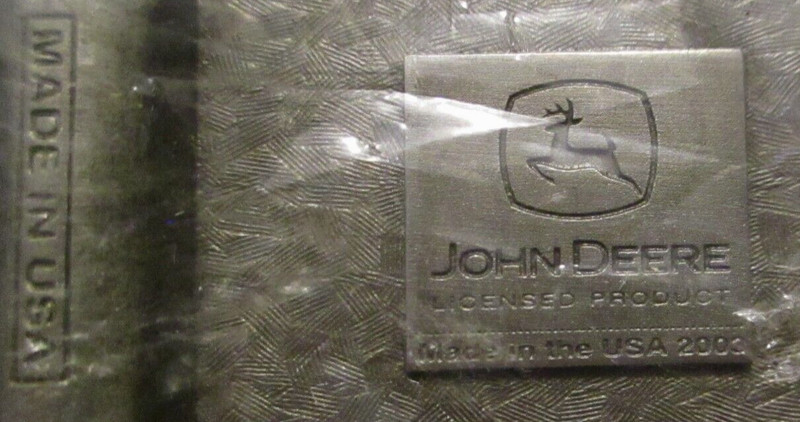 2004 John Deere Days Dealership Belt Buckle 2000 Deer Trademark Logo Nothing Run gallery