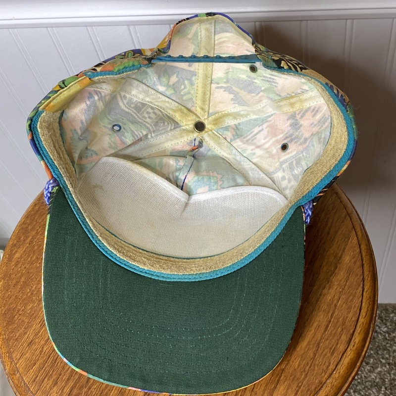 John Deere Trucker Hat Summer Tractor Colorful Paint Design San Sun Vintage Y2k gallery