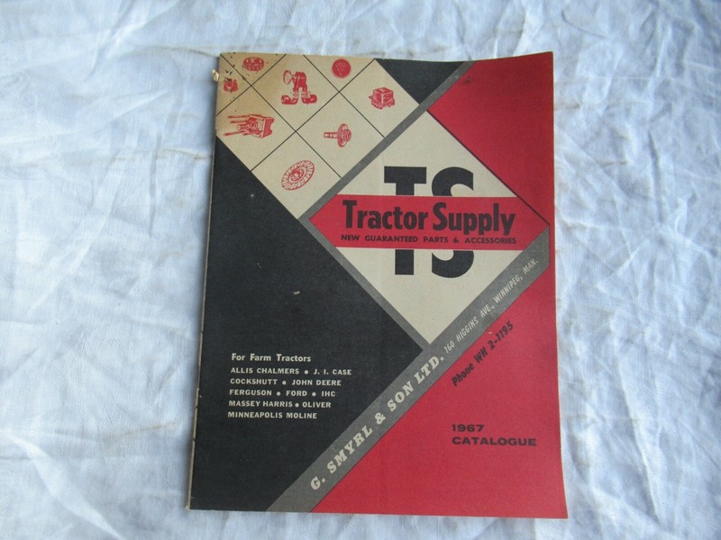 1967 Tractor supply catalog brochure Oliver 66 88 John Deere D 520 Cockshutt 30