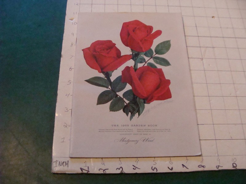 Orig Vintage CATALOG: 1955 GARDEN BOOK montgomery ward 80pgs