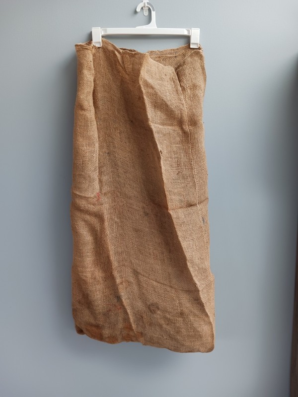 Vintage Maine MFX Seed 600 Brand Potato Burlap Sack 100 Lb Presque Isle Maine gallery