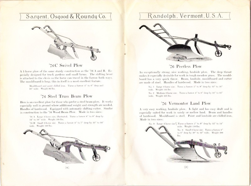 Original Antique Sargent, Osgood & Roundy Co. Catalog No 2A Farm Equipment gallery
