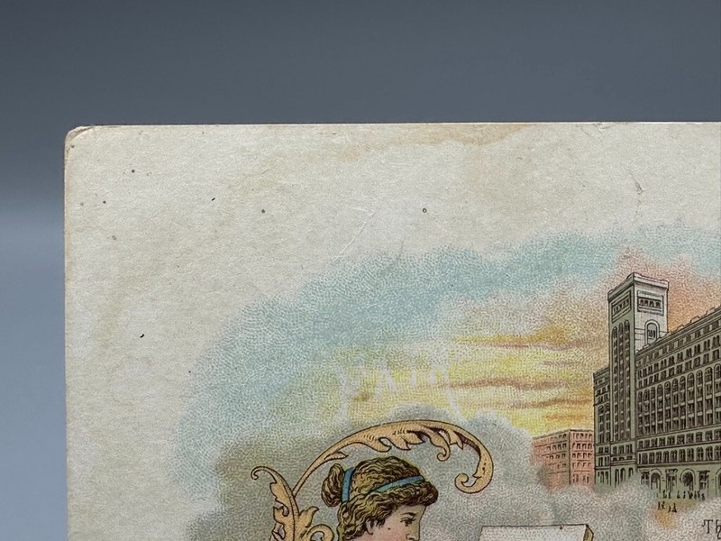 1880s Globe FARM Advertise EMERSON TALCOTT Cultivator 15 DALLAS Texas TRADE CARD gallery