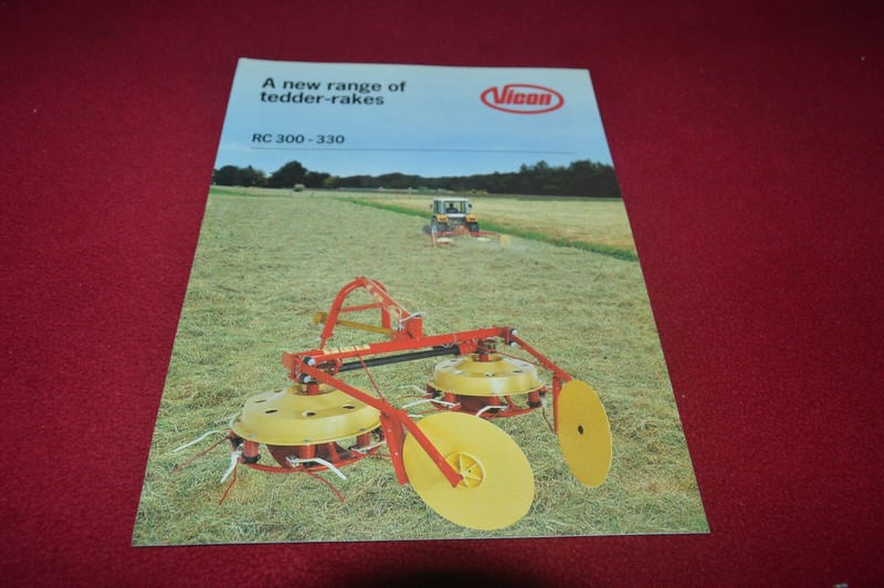 Vicon RC 300 330 Tedder Rake Dealers Brochure CDIL