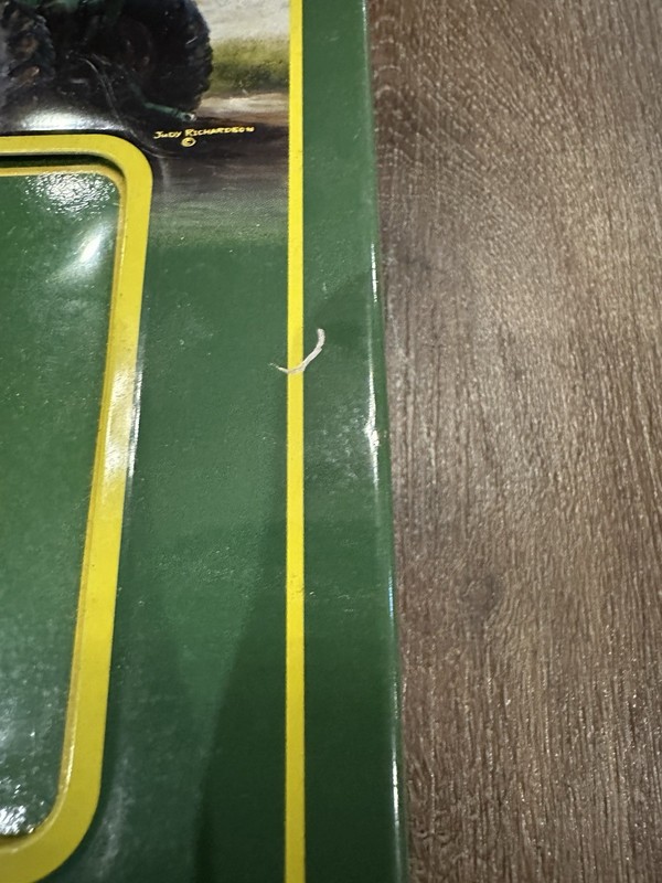 Set Of 2 John Deere Decorative Tins 8x6 In 2005-2007 gallery