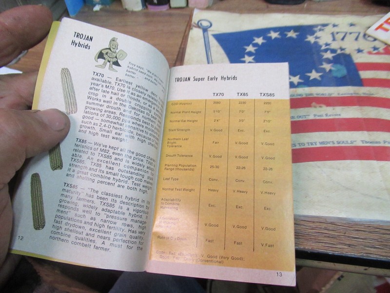 TROJAN FARM seed CO corn NOTE BOOK 4th 1973 POCKET advertising OLIVIA MINNESOTA gallery