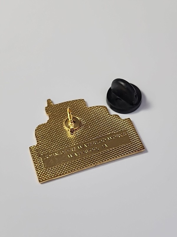 John Deere 8000 Series Lapel Pin Green Black & Gold Colors Farming Equipment gallery