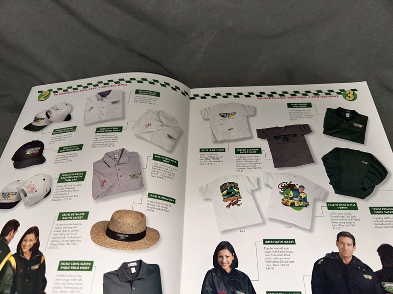 John Deere Motorsports Nascar Merchandise Catalog - 1996 gallery