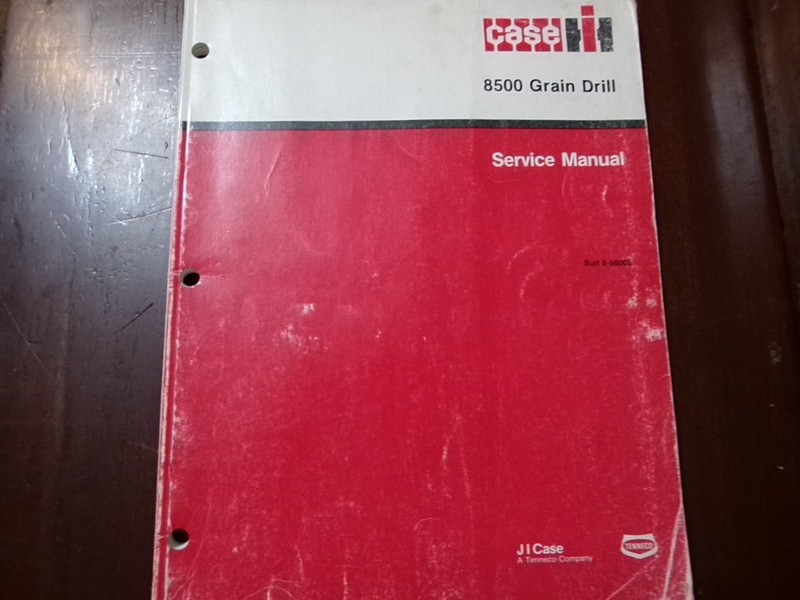 Case IH 8500 Grain Drill Service Manual 1986