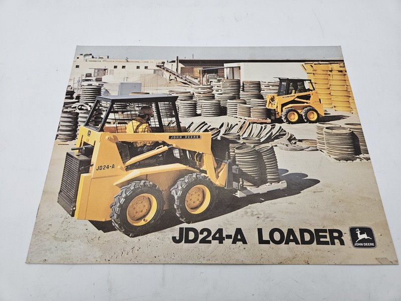 Vintage John Deere JD24-A Loader Construction Brochure