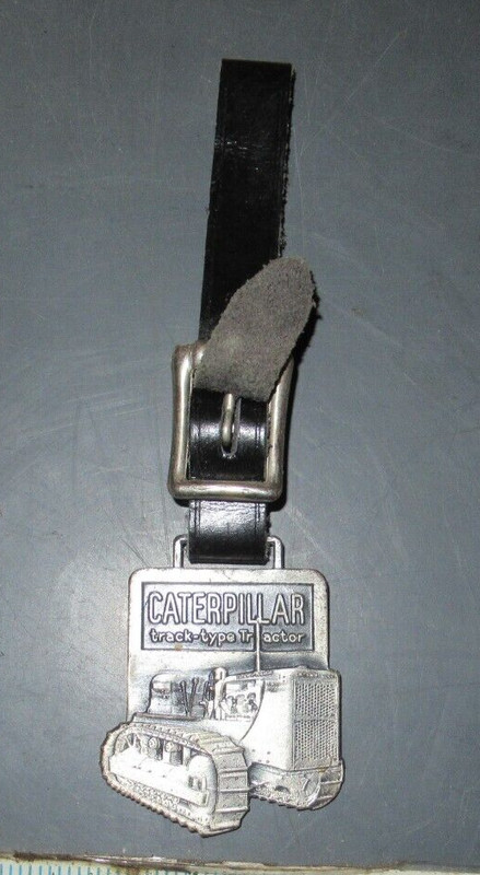 Caterpillar Cat D7 Crawler Tractor Pocket Watch Fob