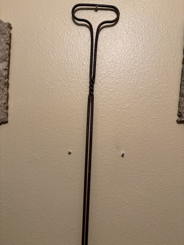 Antique Metal Dust Pan Glover North Dakota Grain Elevator Feed Fuel Twine gallery