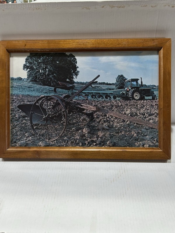 VTG/Original-Framed 1973-77 John Deere KC Branch 2600 6-Bottom Plow-1 Botom Plow