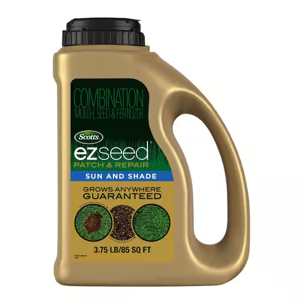 3.75 lb. EZ Seed Patch & Repair Sun and Shade Mulch, Grass Seed and Fertilizer C