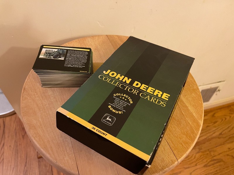 Box John Deere Collector Cards 1994 Series Limited Edition Famous Owners