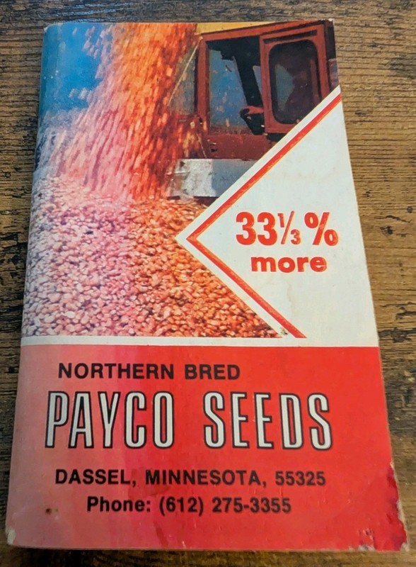 Payco Seeds 1978 Variety Book Pocket Booklet 46 Pages With Note Pages & Calendar