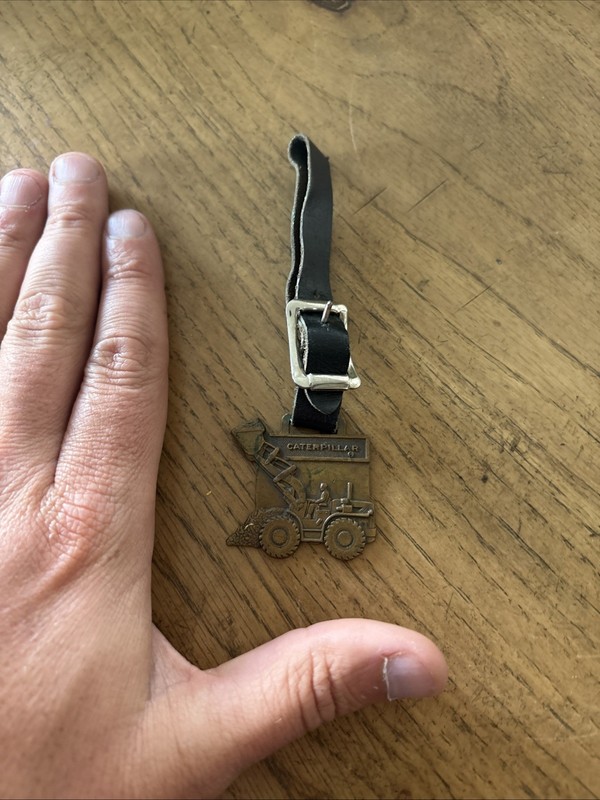 Early Original Caterpillar Tractor Watch Fob Detroit MI