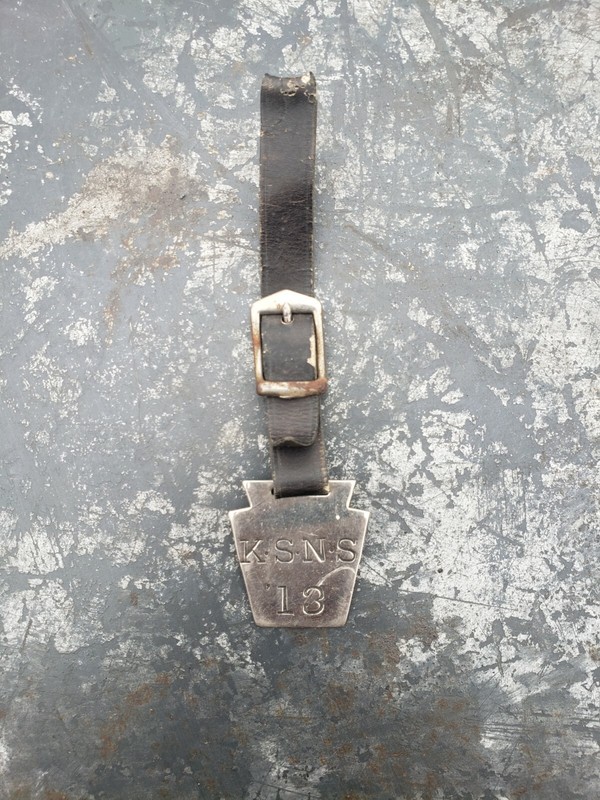Keystone State Watch Fob. K.S.N.S. 1913 Vintage Pocket Watch Fob.